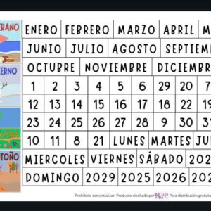 Calendario Visual (fichas)